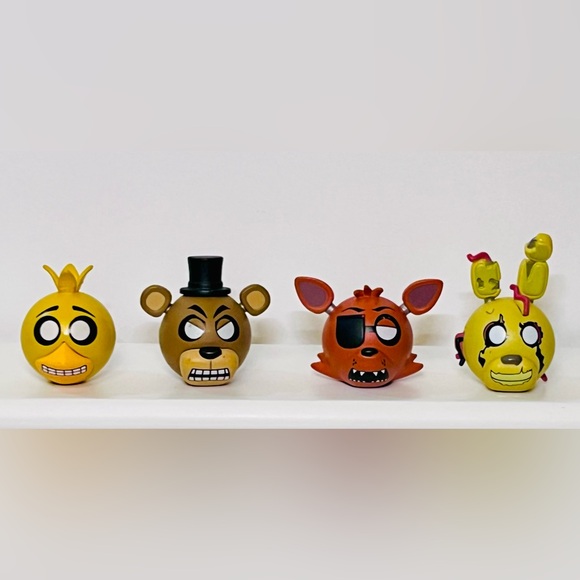 Funko Five Nights at Freddys: BONNIE+ FROG+4 Funko Heads - Picture 2 of 6